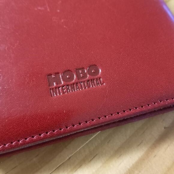 Vintage HOBO Leather Photo Album W/ Sleeves NEW TAGS Wine Red Keepsake Book - Picture 4 of 6